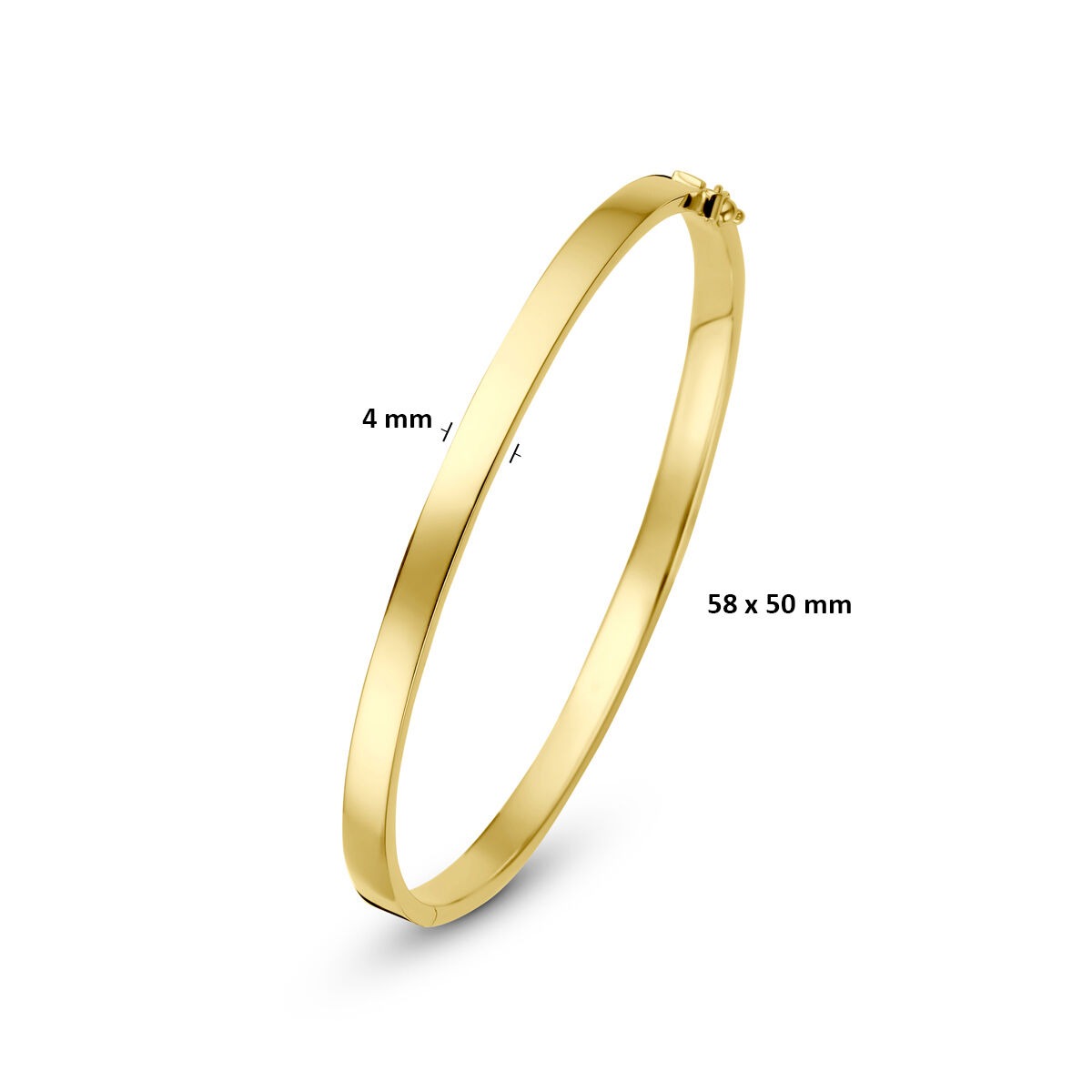 Bangle en or jaune Silgold pour femme