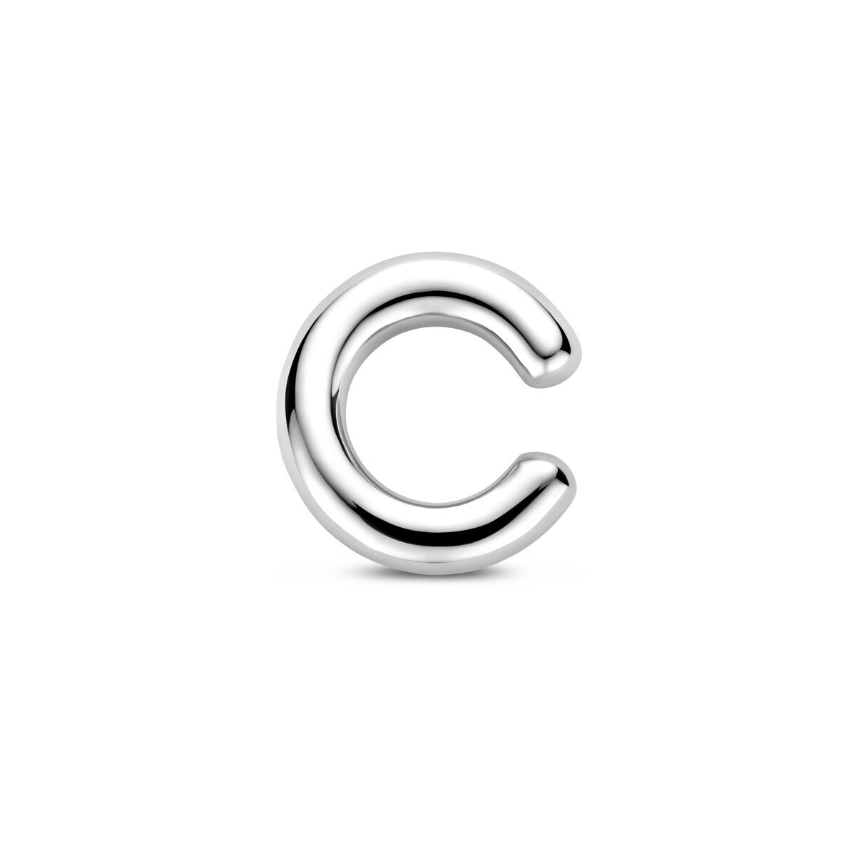Ear cuff en argent 925 rhodié – design épuré