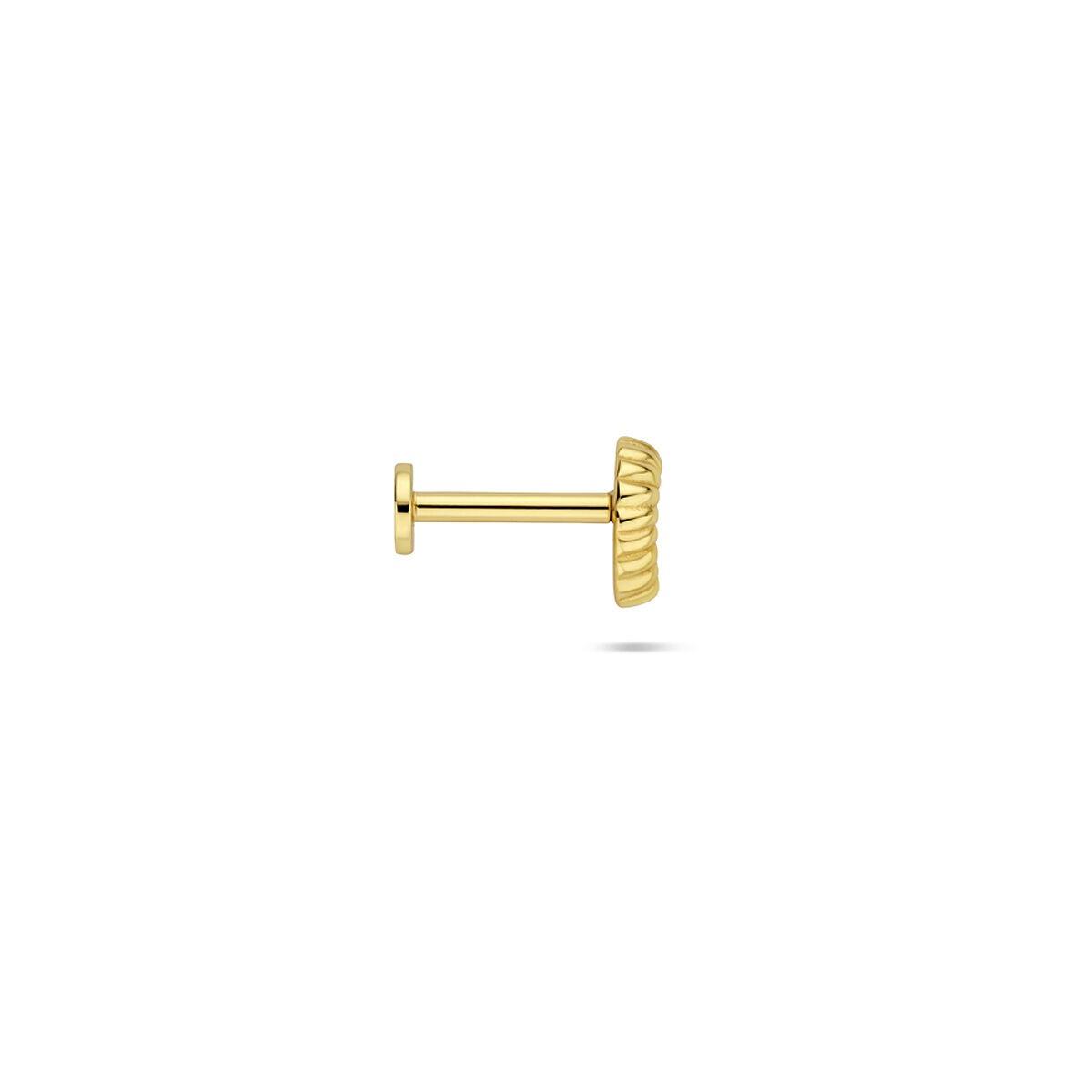 Piercing nautilus en argent plaqué or – 925 argent