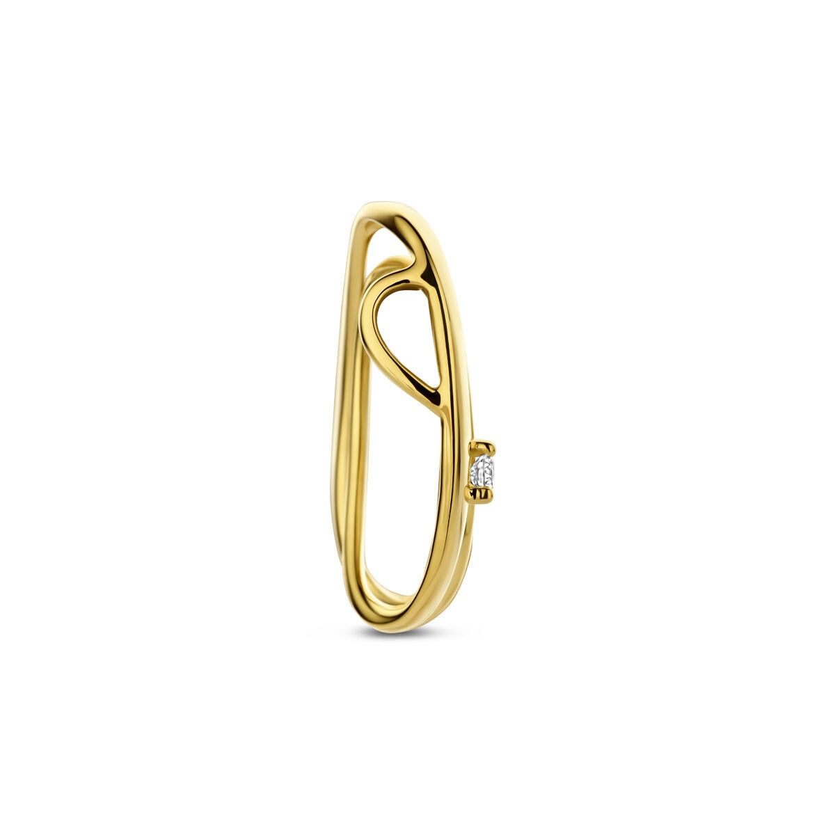 Pendentif en or avec diamant – or jaune 14k