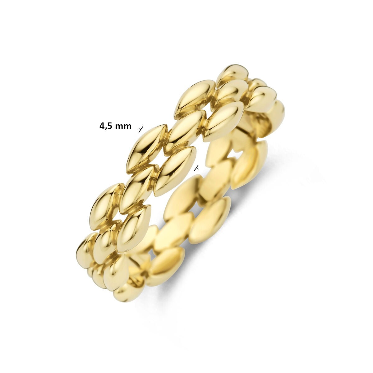 Bague pour femme en or jaune 14k