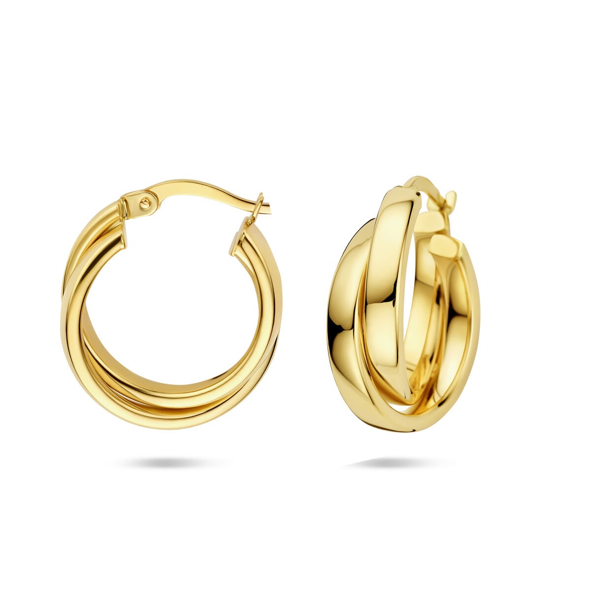 Créoles en or – or jaune 14k