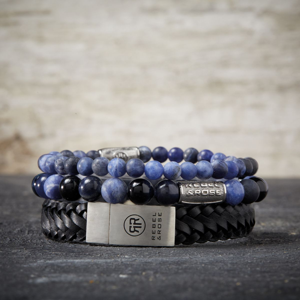 Matt Midnight - 6mm - Bracelet pour homme en perles