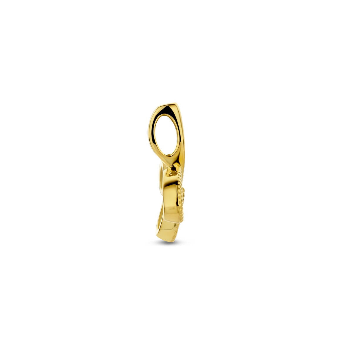 pendentif en or jaune avec diamant