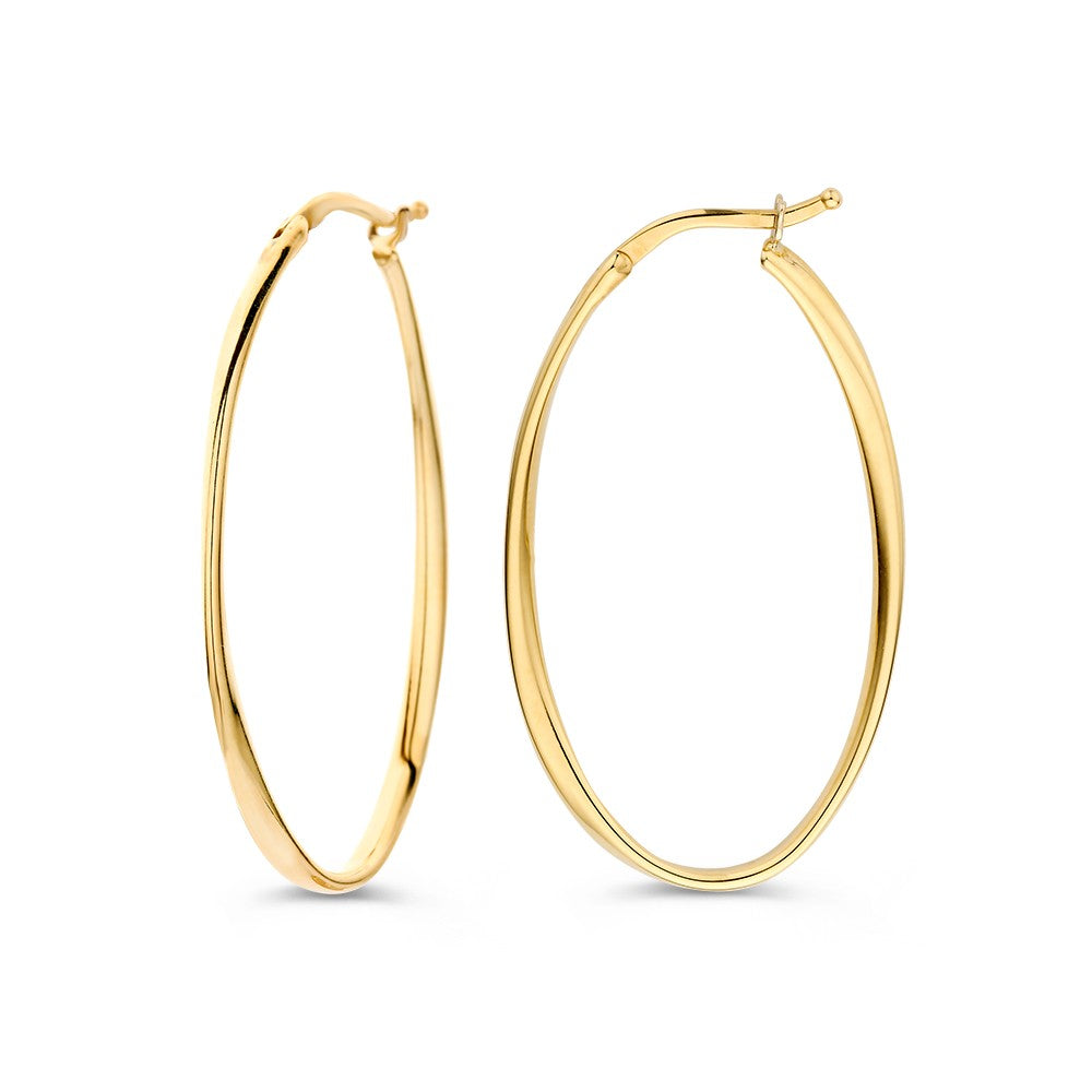Puces d'oreilles or jaune