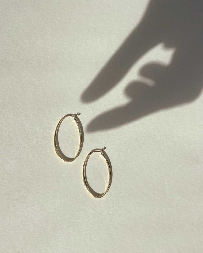 Puces d'oreilles or jaune