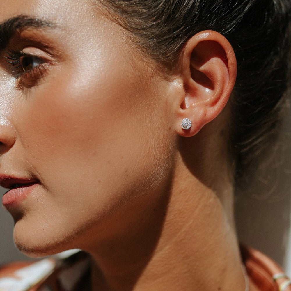 Boucles d'oreilles Emma 0,30 crt. or jaune