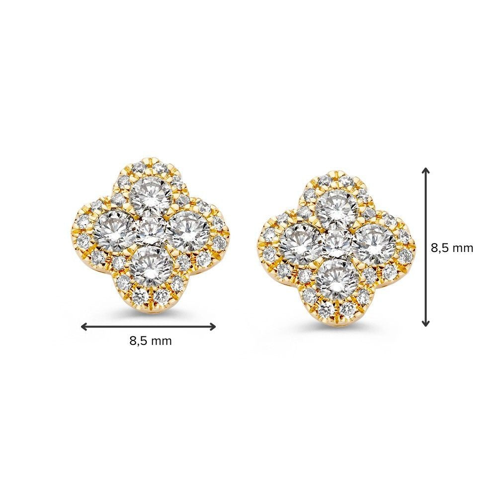 Bague en Or Jaune avec 0,70 crt Diamant – Bague Élégante en Or 14 Carats pour Femme