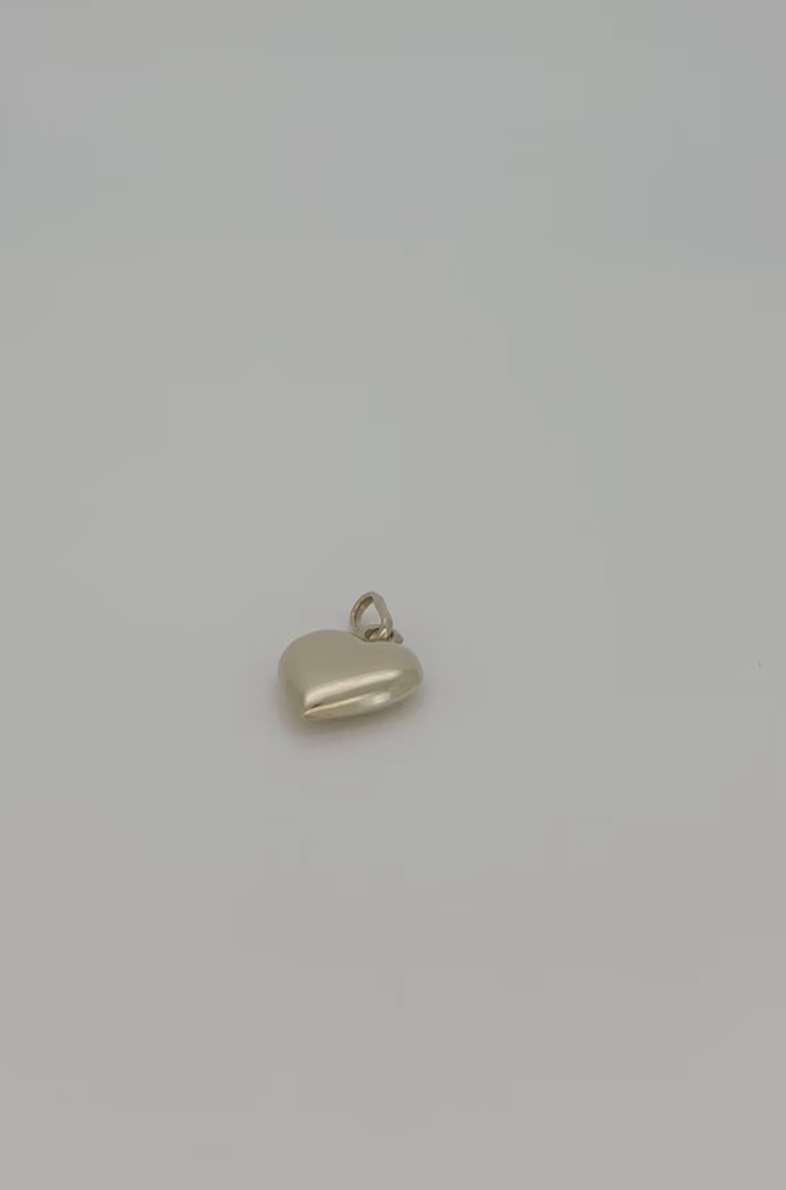 pendentif vintage en or 14K cœur 0.4gr