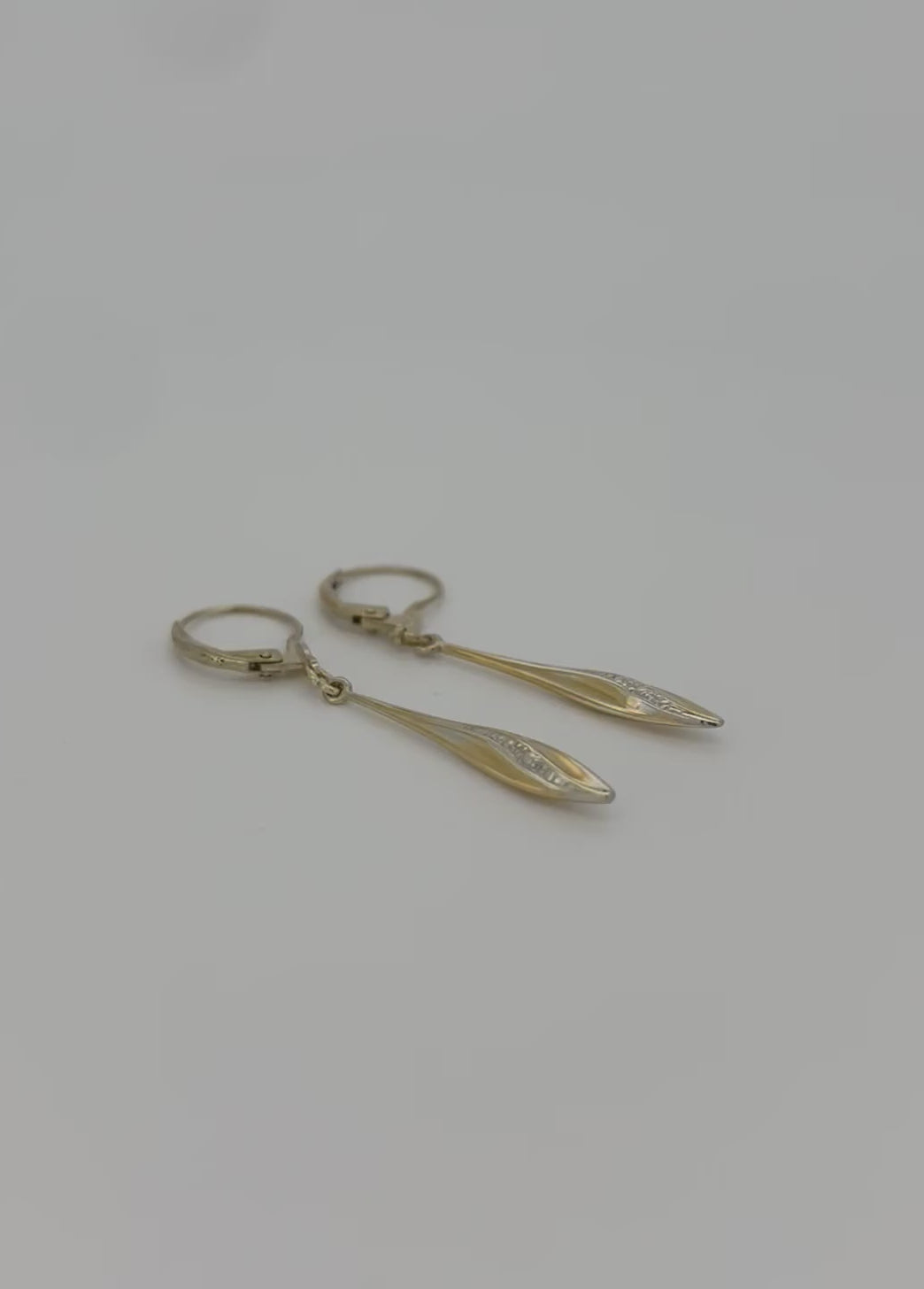 boucles d'oreilles en or vintage 14k 1.8gr