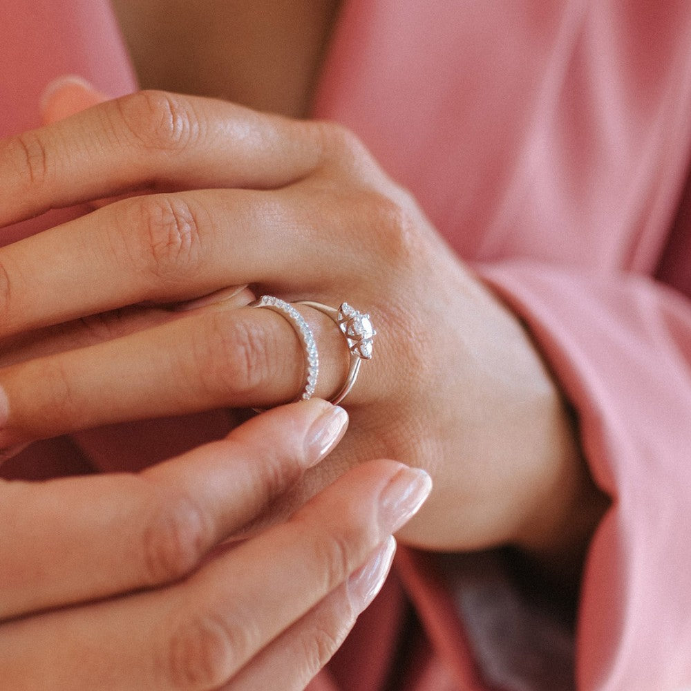 Bague Alix 0,50 crt. or jaune