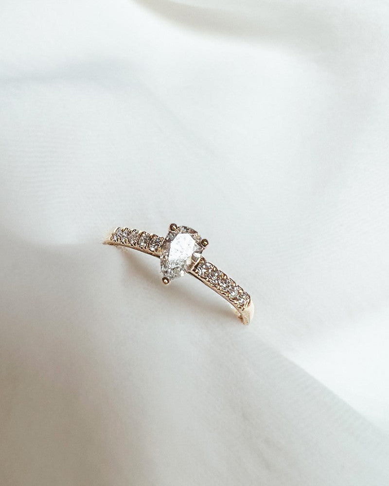 Bague Ava Royal 0,75 crt. or jaune