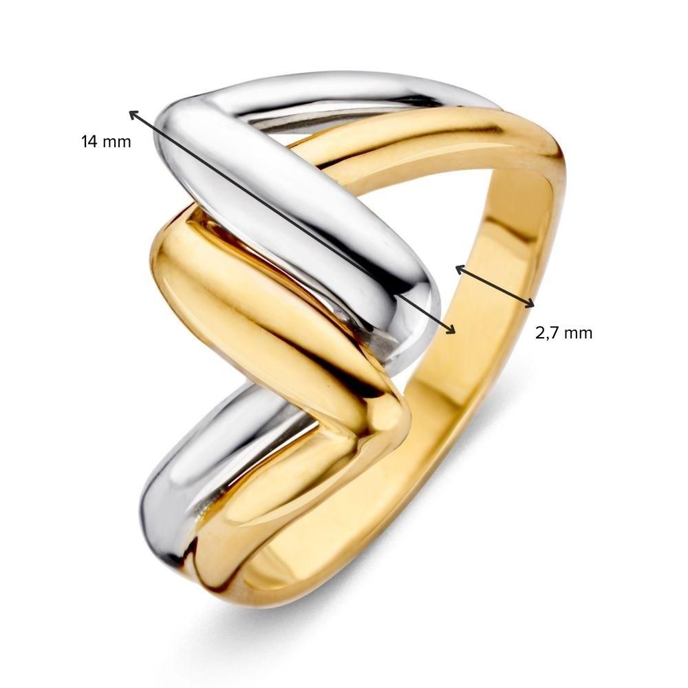 Bague bicolore