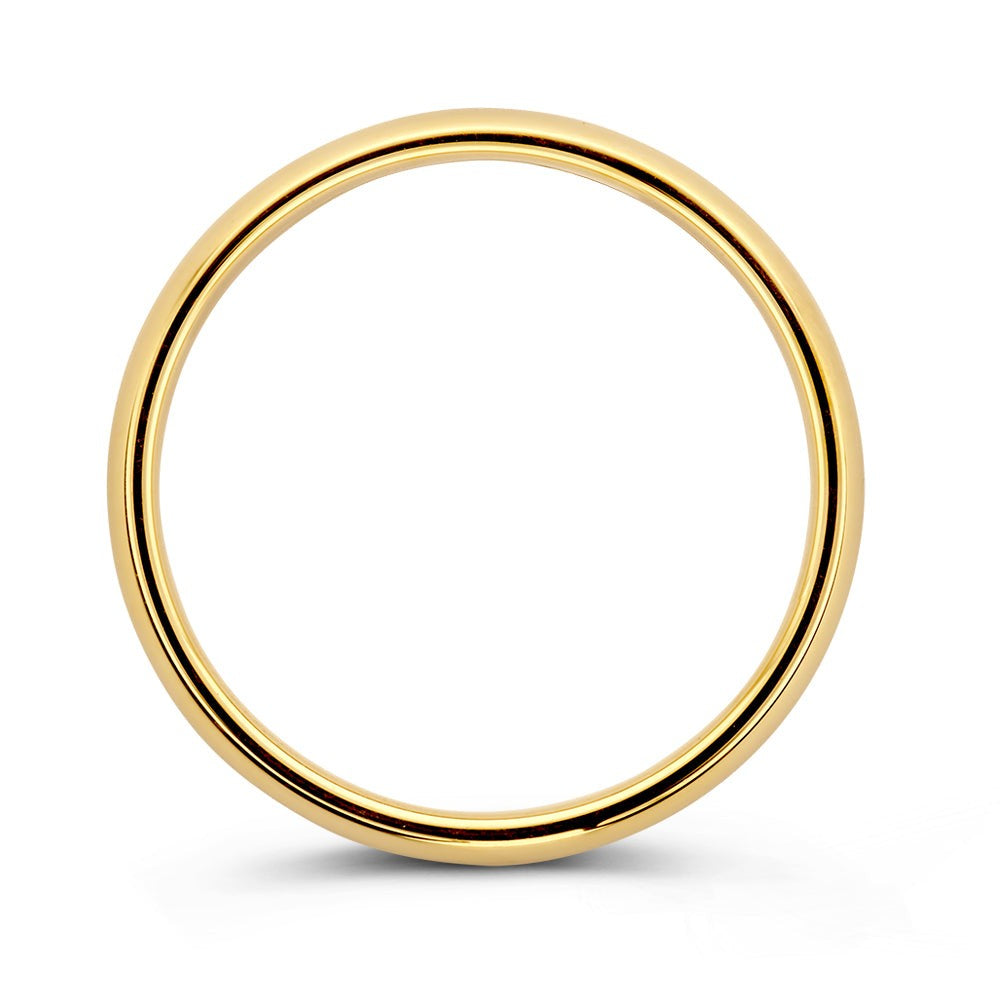 Ring Bowie 3mm geelgoud