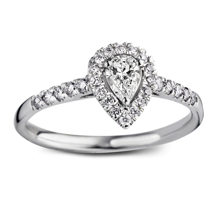 Ring Elin royal 0,50 crt. witgoud