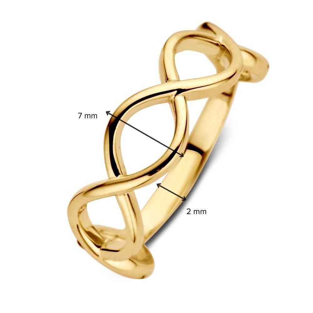 Bague pour femme en or jaune 14 carats – Style épuré et intemporel