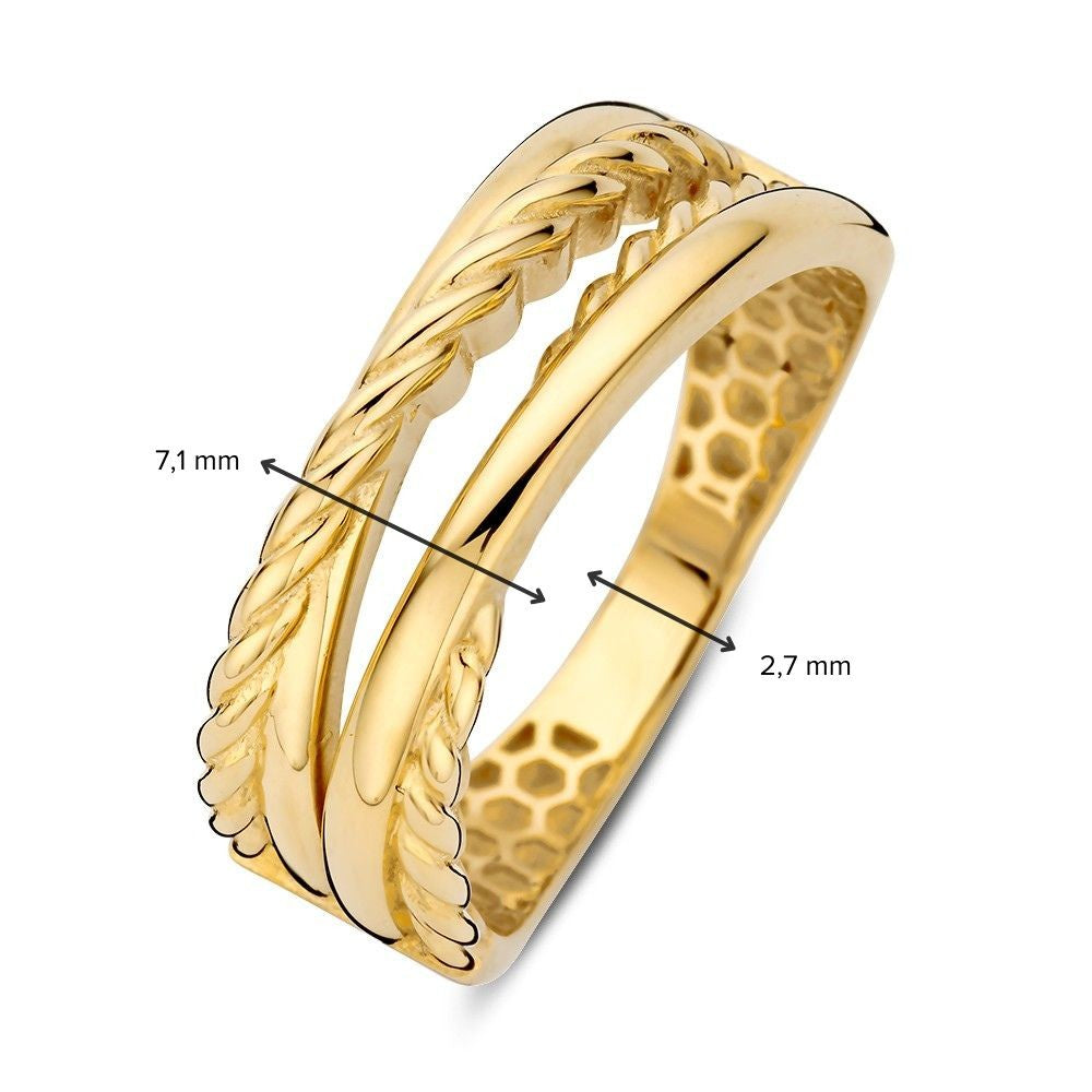 Bague or jaune