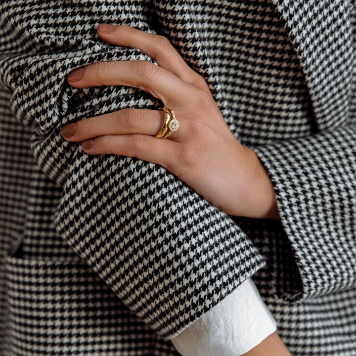 Ring Jess 4mm geelgoud