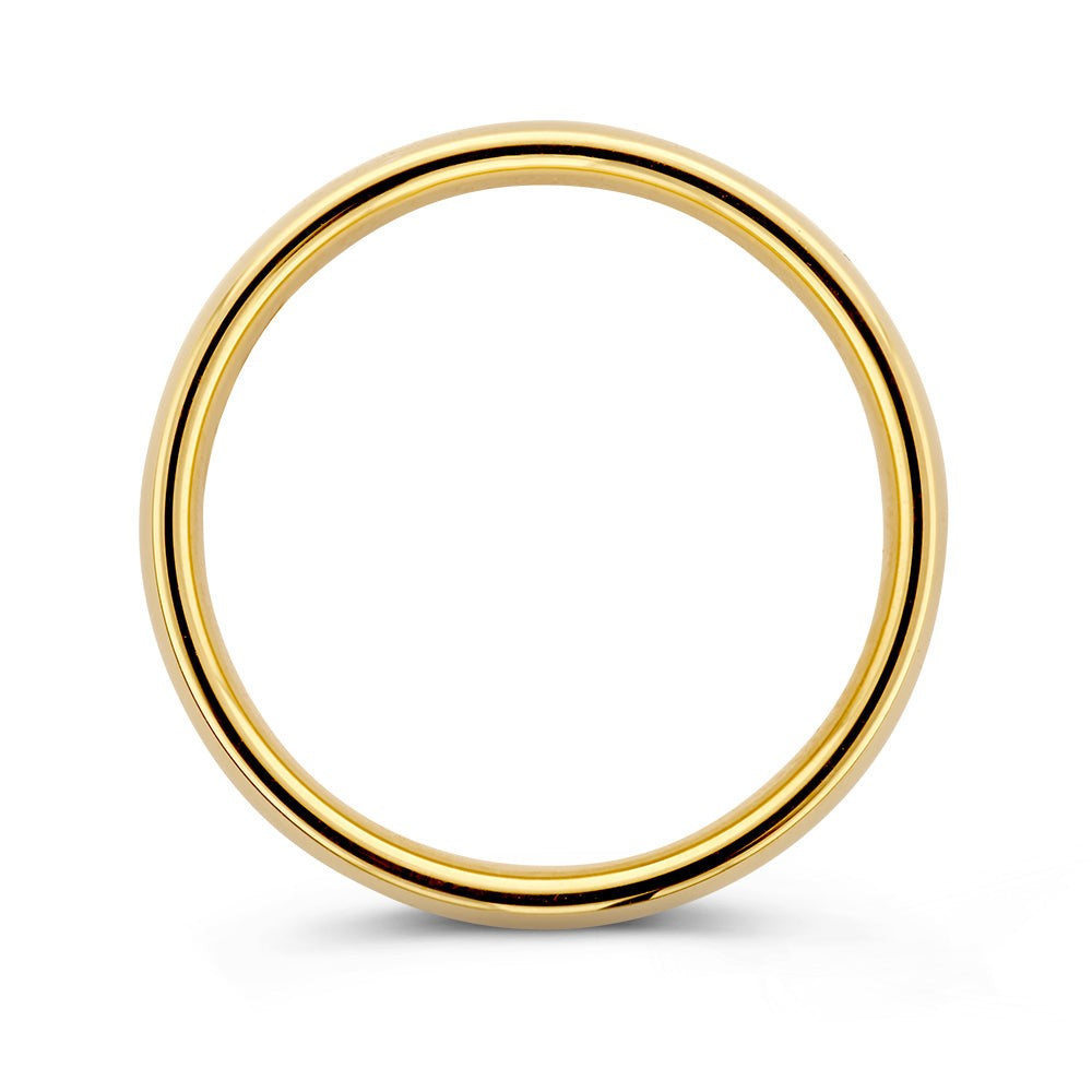 Bague Jess 5mm or jaune