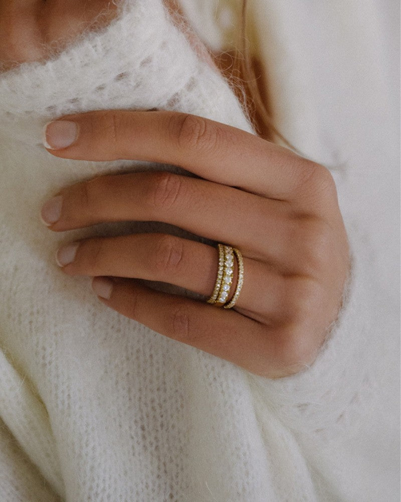 Bague Millie 0,30 crt. or jaune