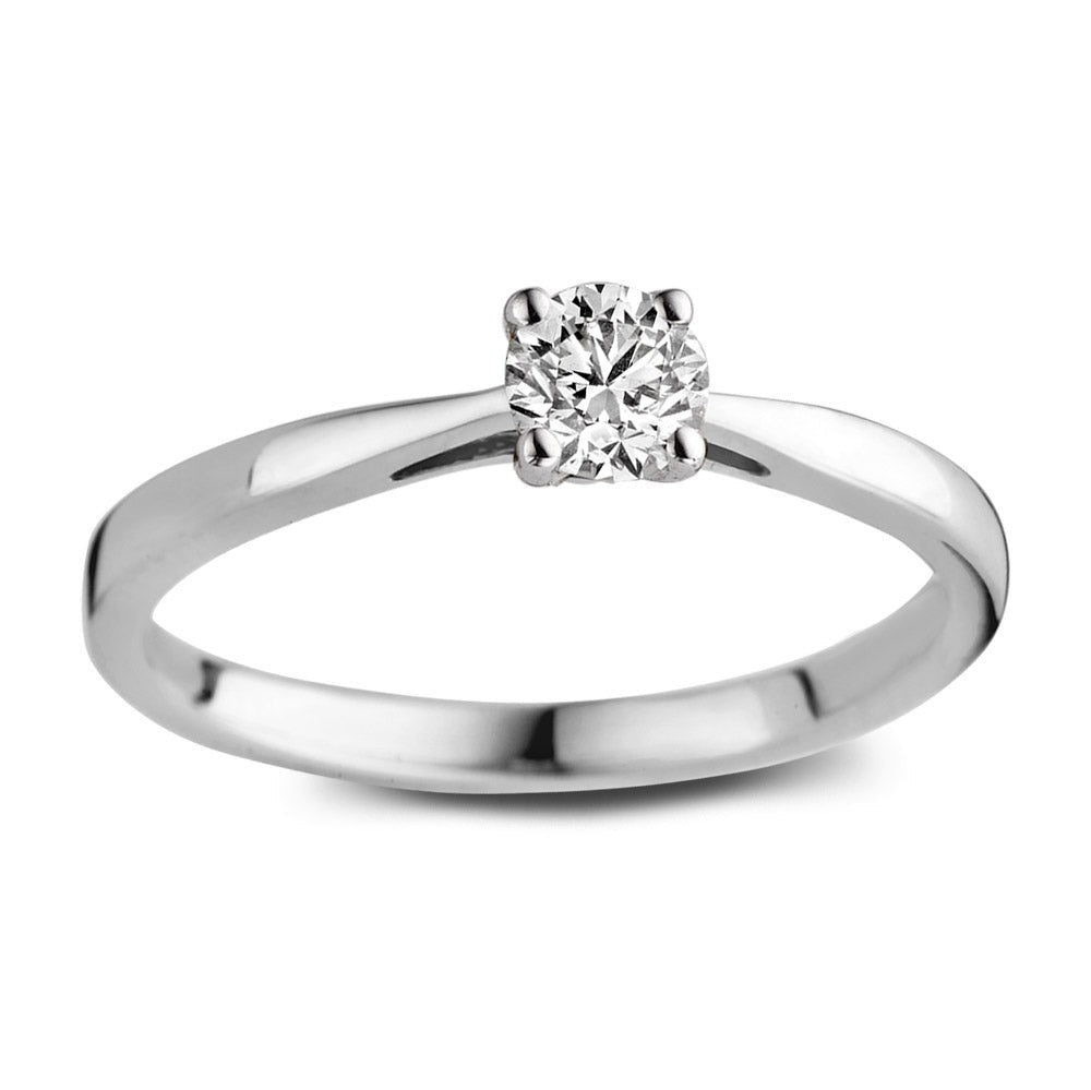 Ring Olivia 0,30 crt. witgoud