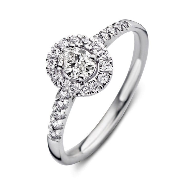 Ring Rosie 0,50 crt. witgoud