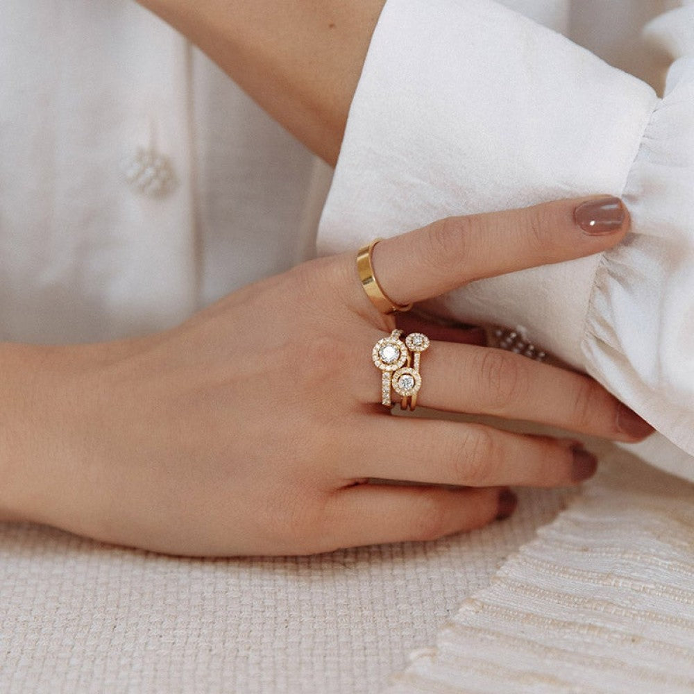 Ring Sam 4mm geelgoud
