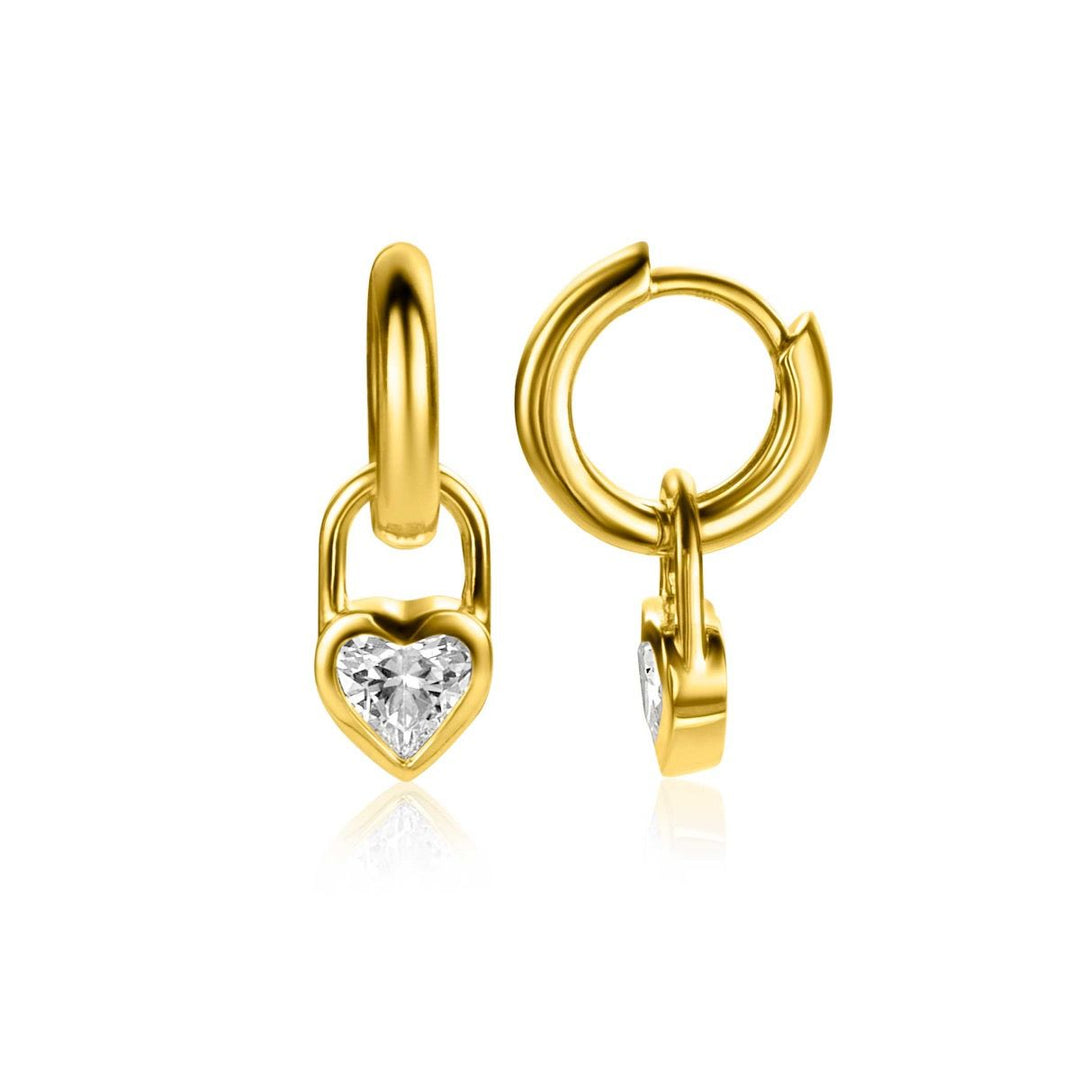 Zinzi Oorbellen Gold Plated Zich2306