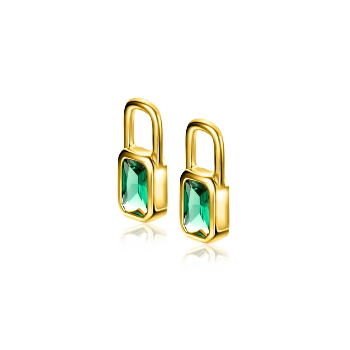 Boucles d'oreilles plaqué or Zich2307