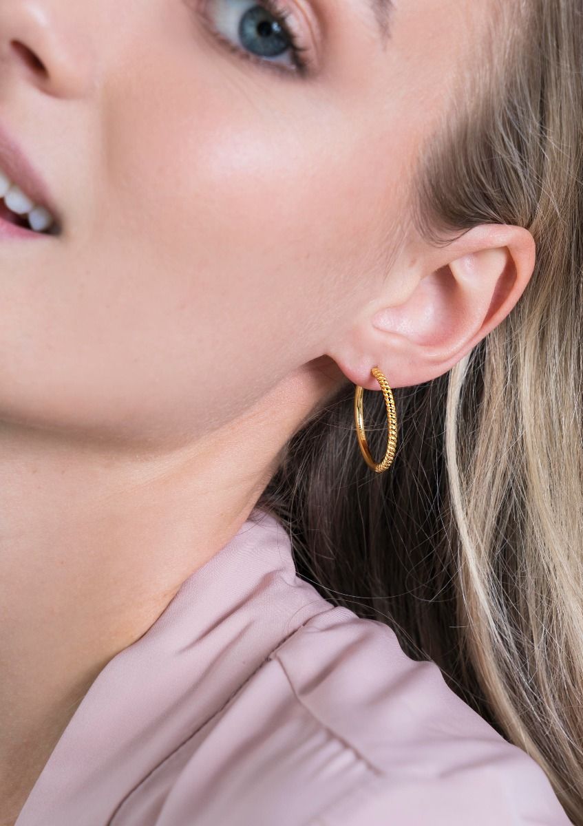 Boucles d'oreilles plaqué or Zio2129 G