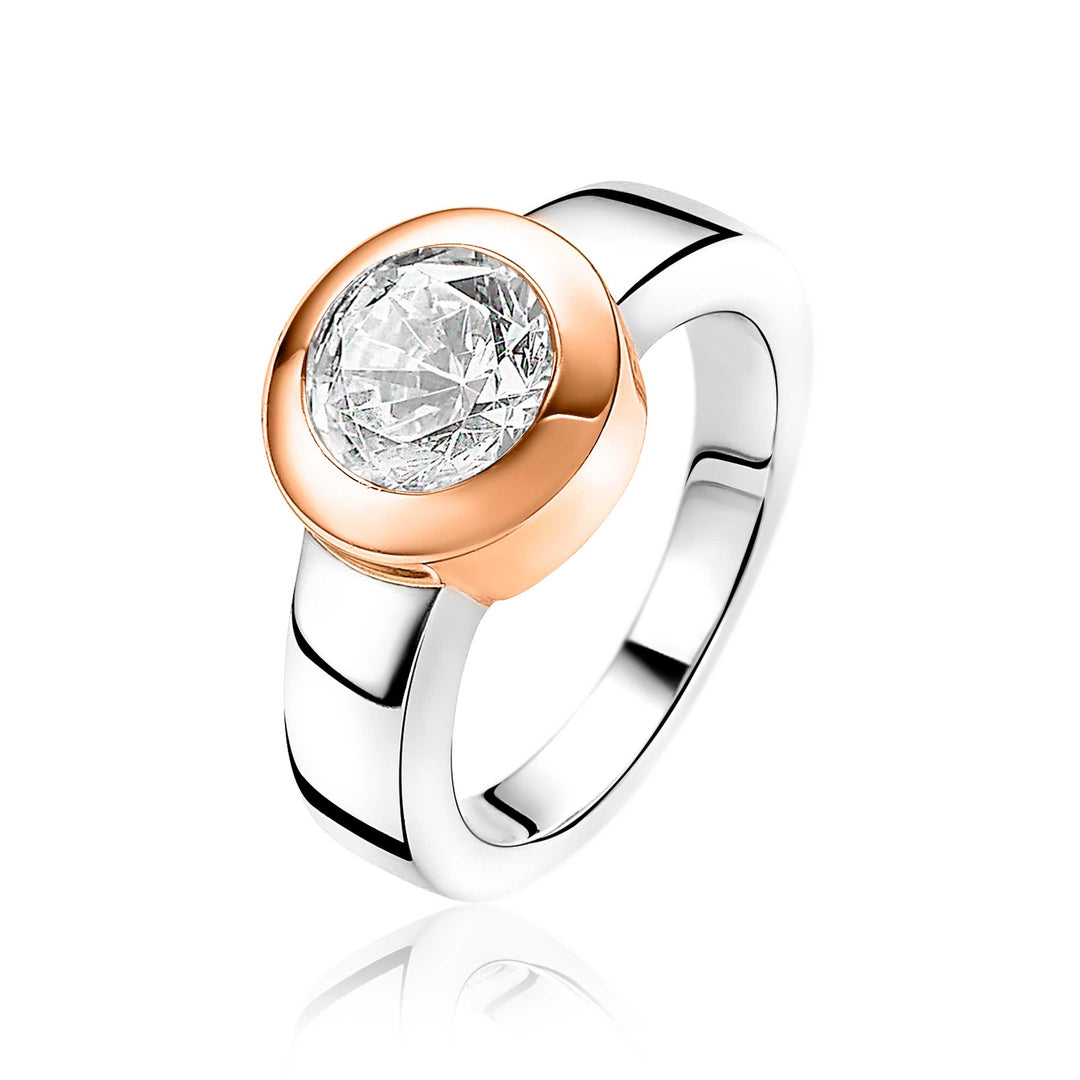 Zinzi Ring Gold Plated Zir3