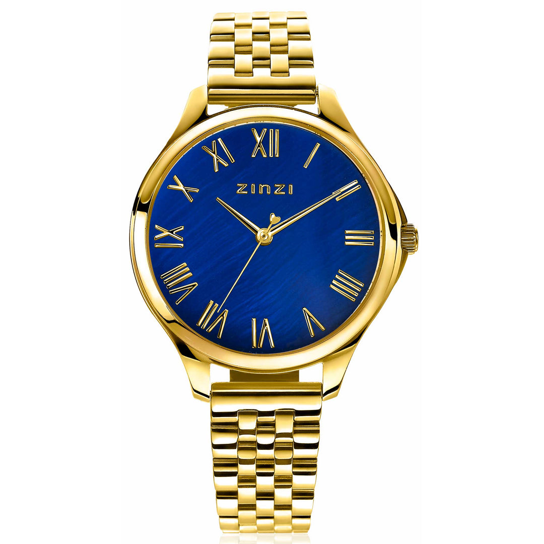 Zinzi Geelgoudkleurig Horloge Gold Plated Ziw1147