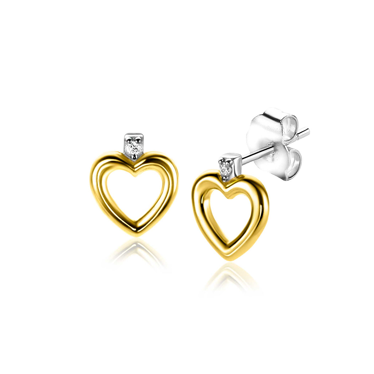 Boucles d'oreilles plaqué or Zio2566