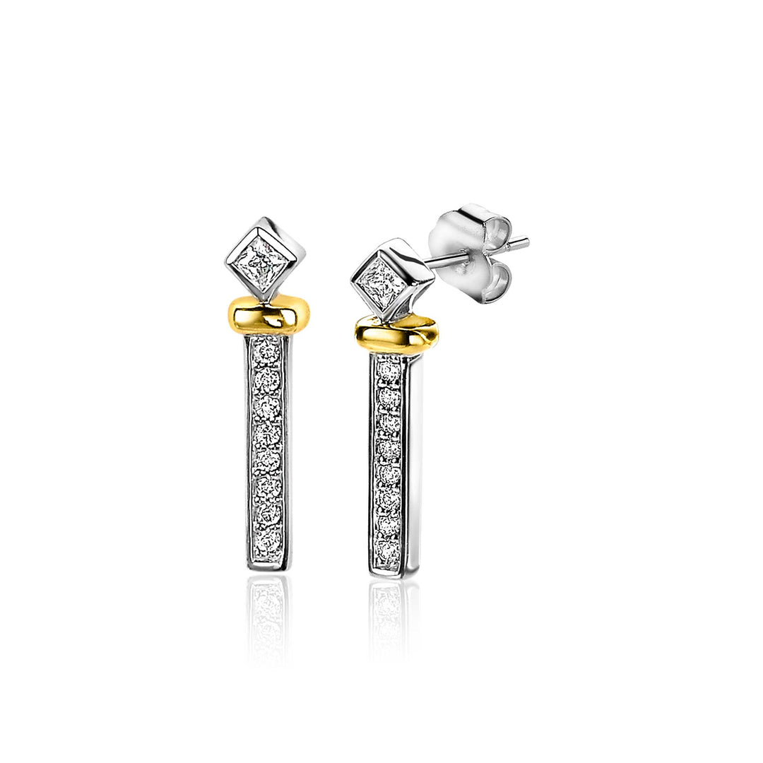 Zinzi Oorbellen Zilver Zio2121