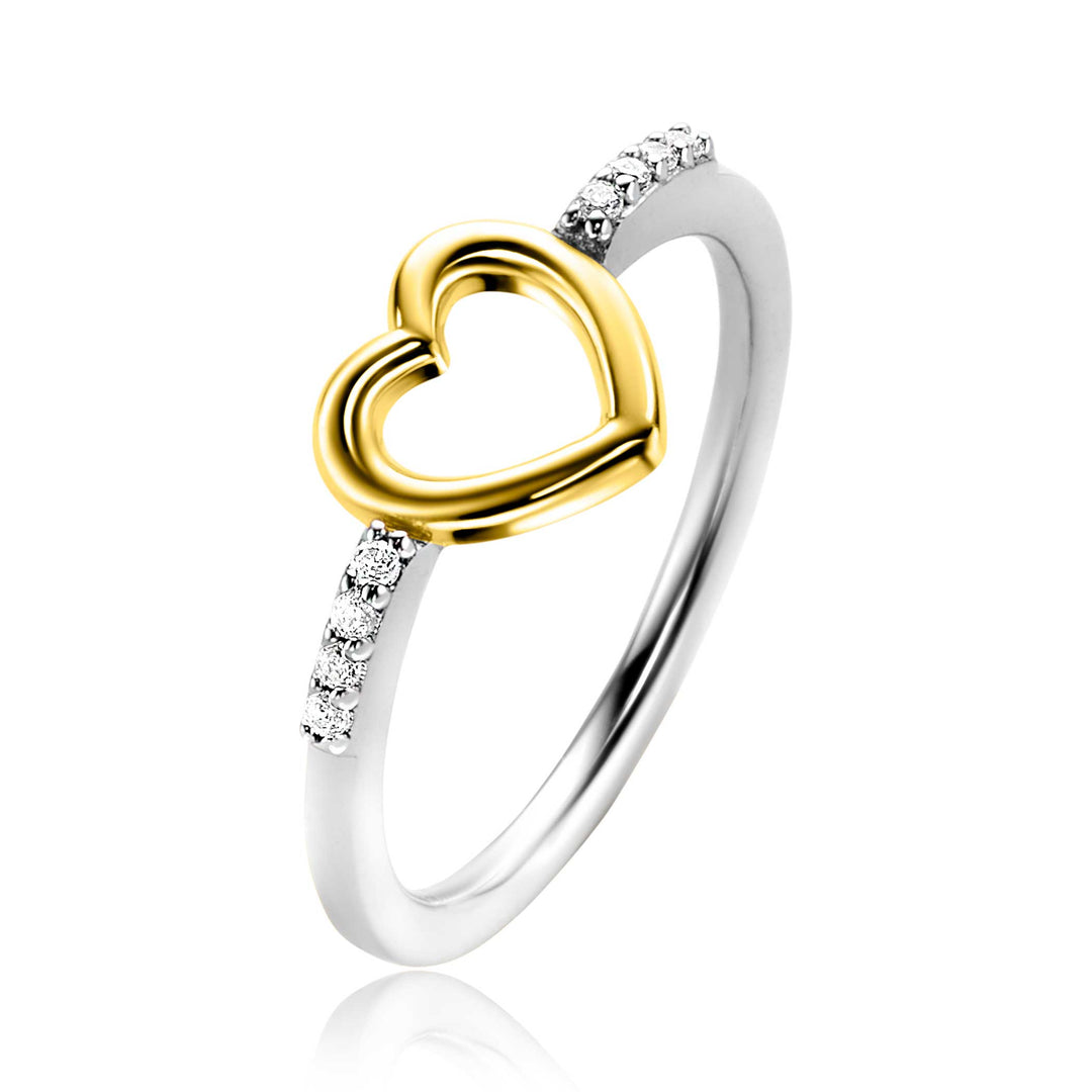 Zinzi Ring Gold Plated Zir2566
