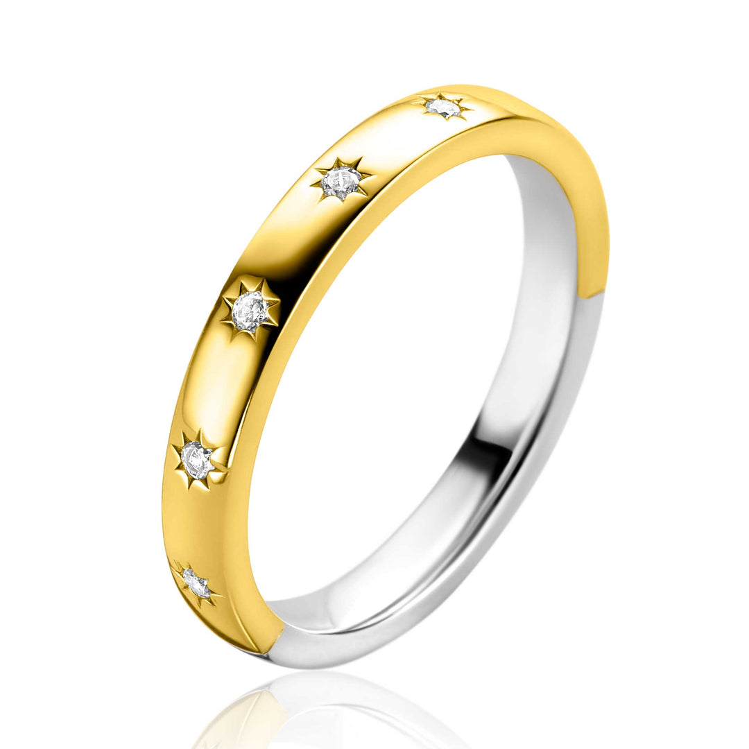 Zinzi Ring Gold Plated Zir2491 Y