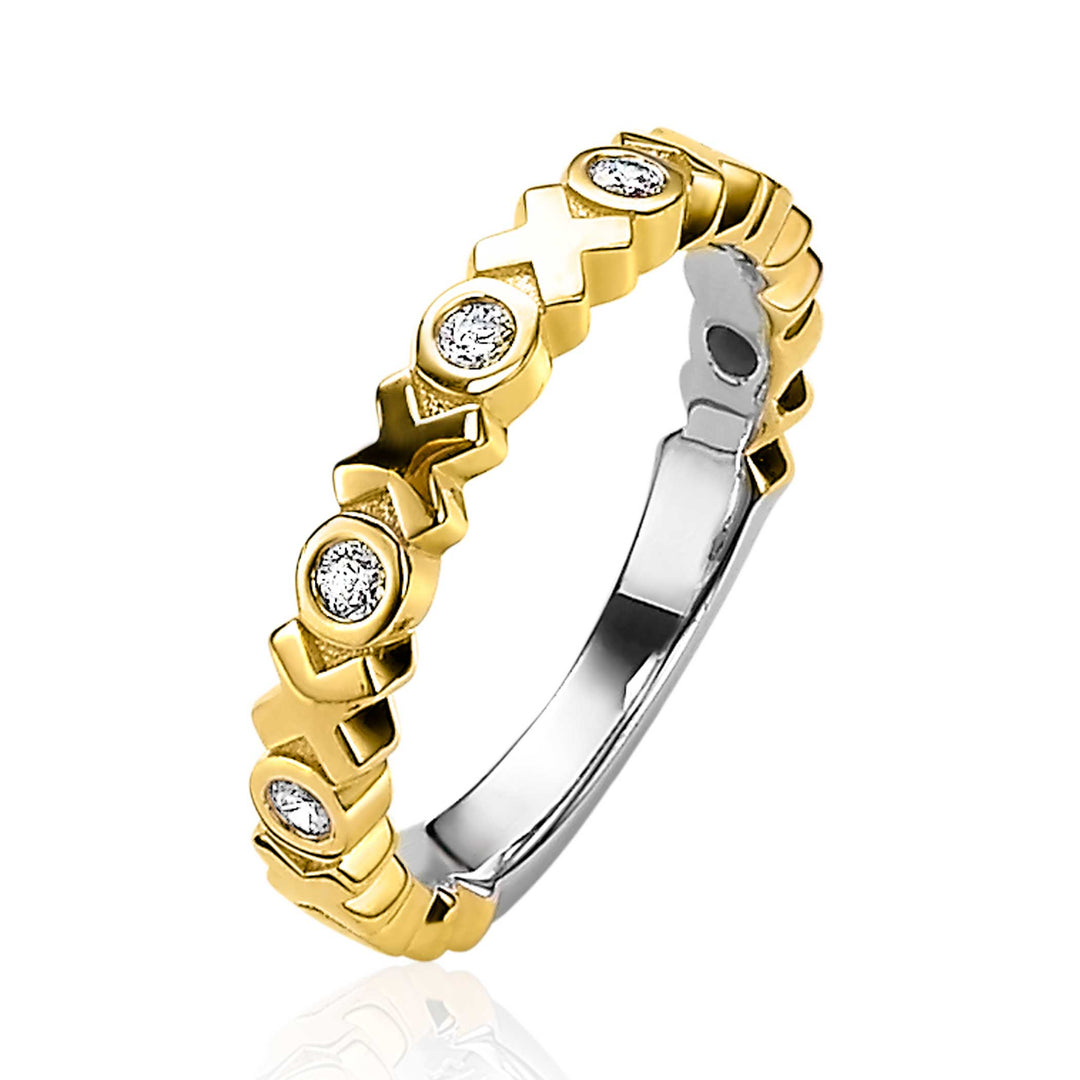 Zinzi Ring Gold Plated Zir2193