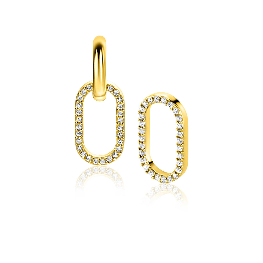 Zinzi Oorbellen Gold Plated Zich2444