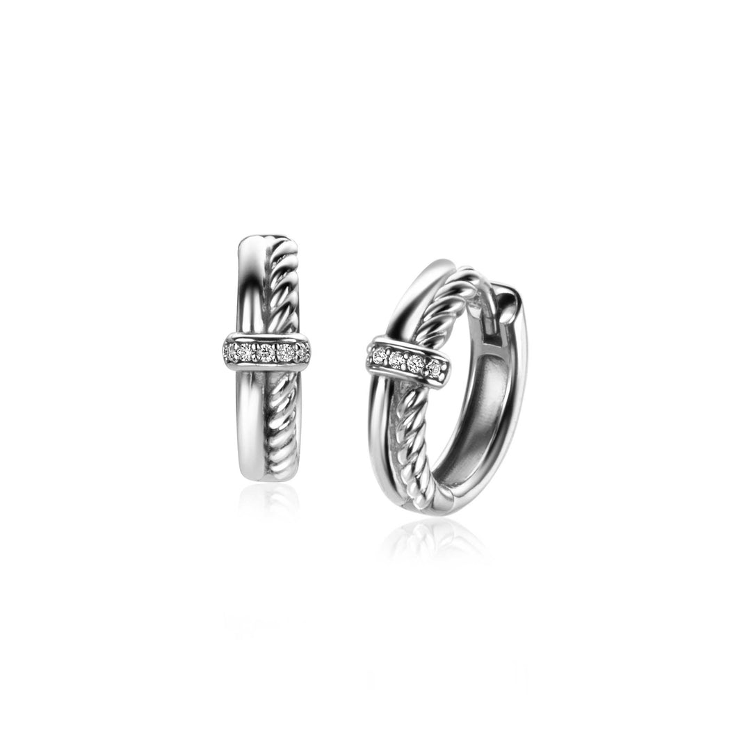 Zinzi Oorbellen Zilver Zio2324