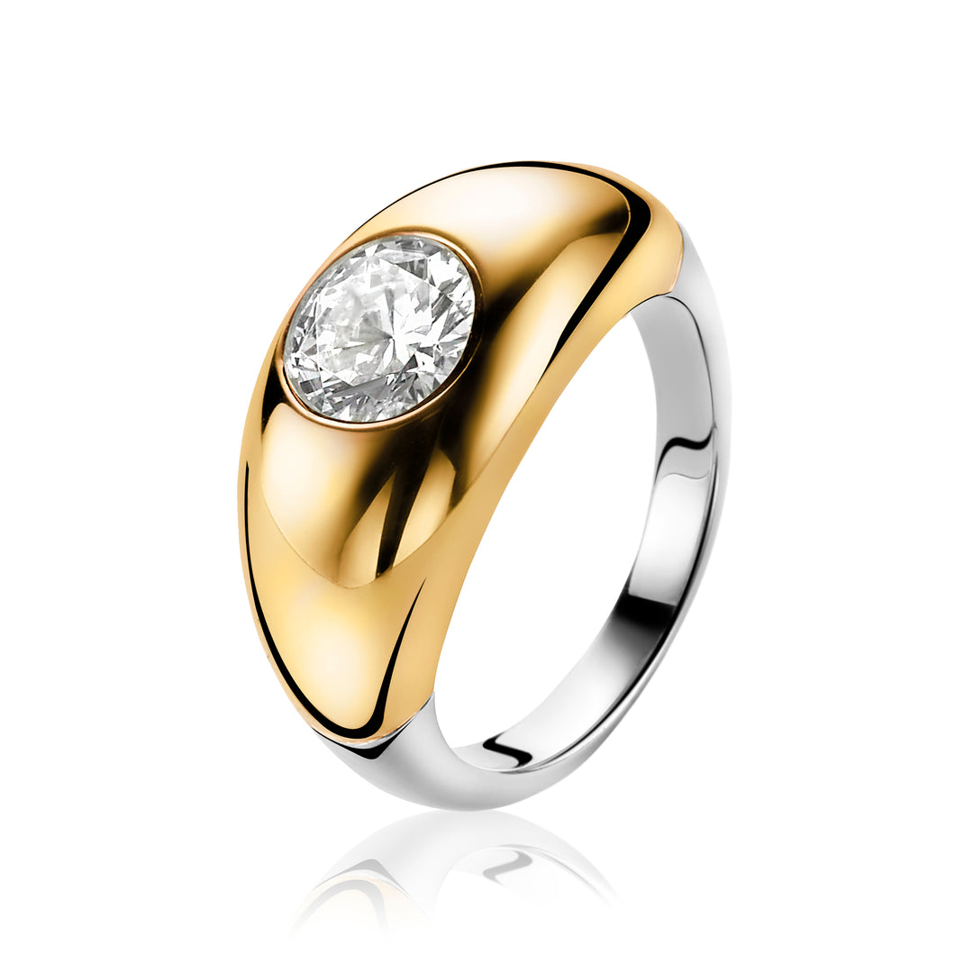 Zinzi Ring Gold Plated Zir1148 Y58