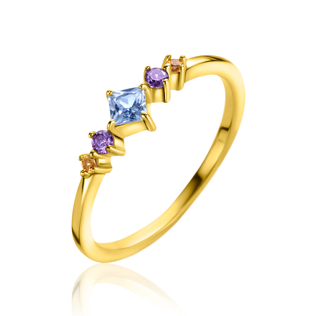 Zinzi Ring Gold Plated Zir2443