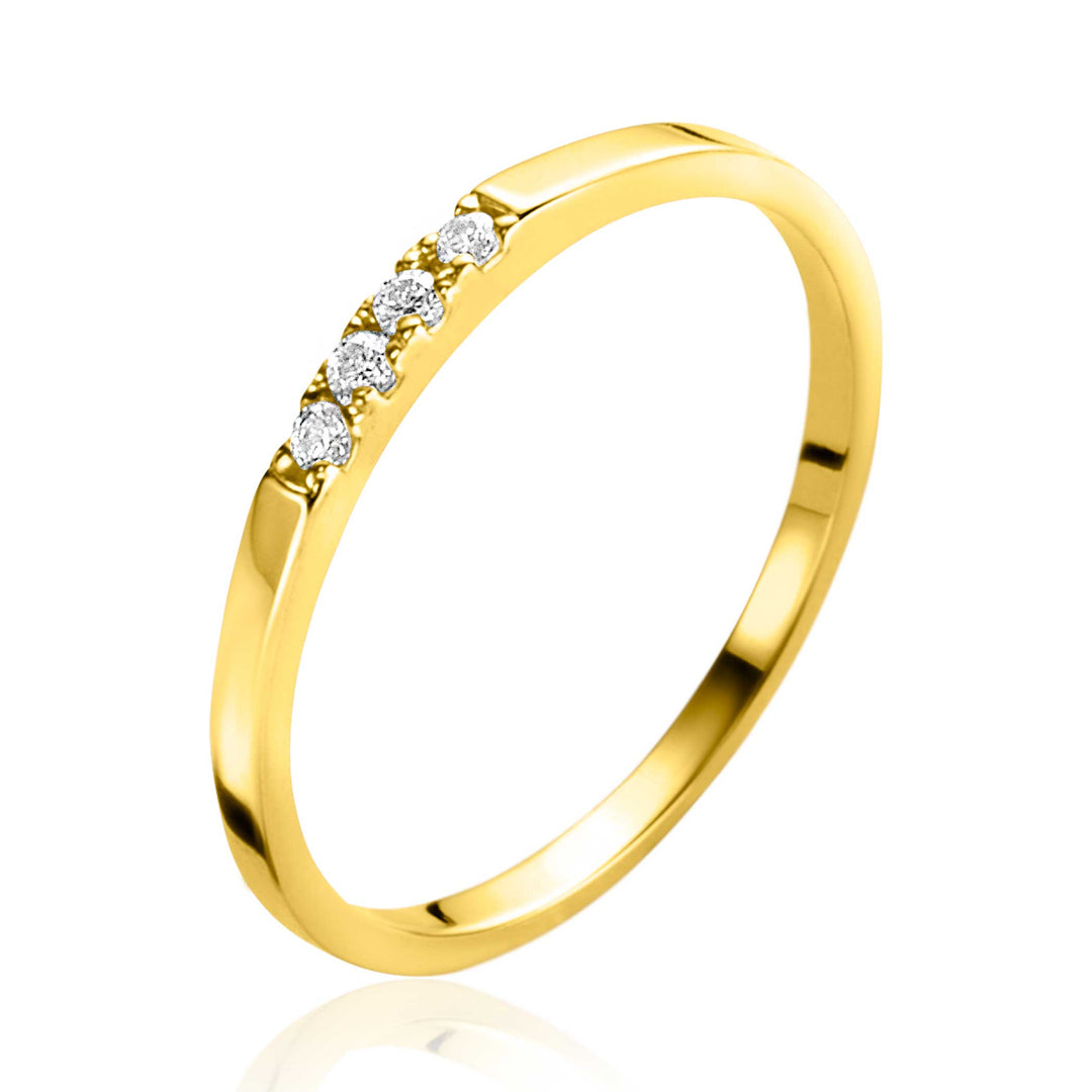 Zinzi Ring Goud Zgr407