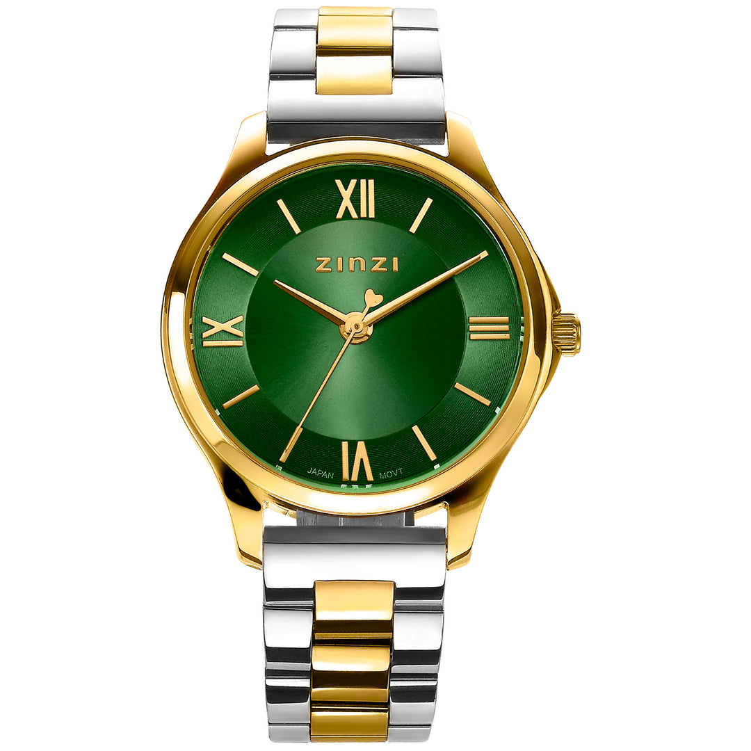 Zinzi Goudkleurig Horloge Gold Plated Ziw1235