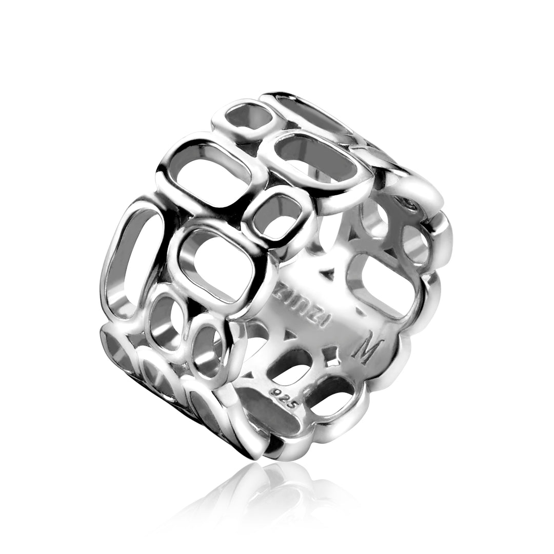 Zinzi Ring Zilver Mvr3