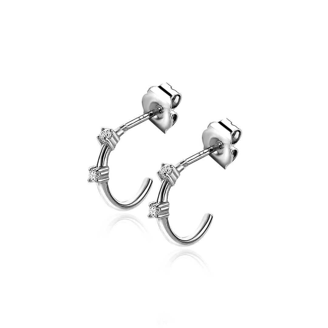 Zinzi Oorbellen Zilver Zio2175