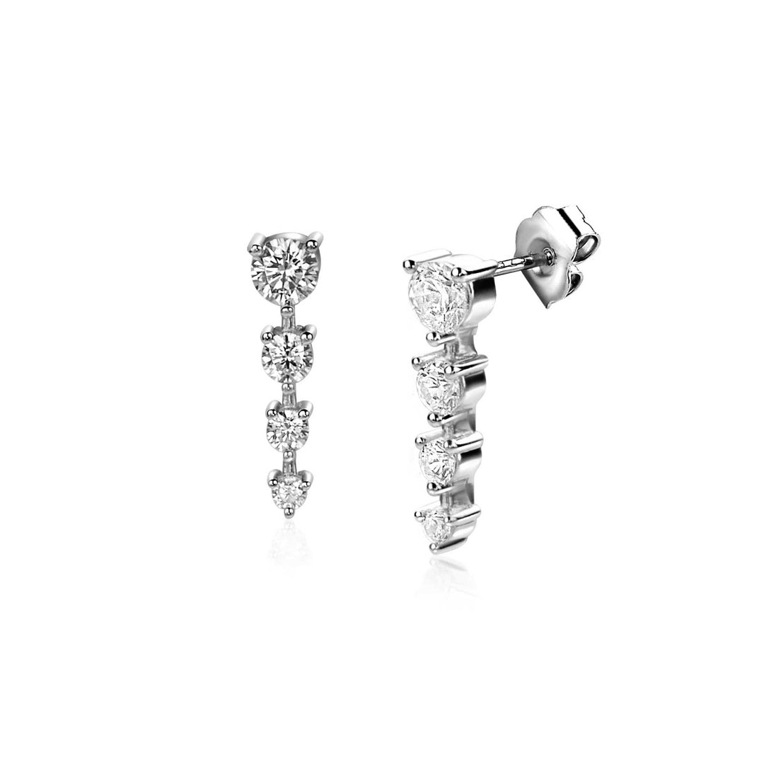 Zinzi Oorbellen Zilver Zio2328