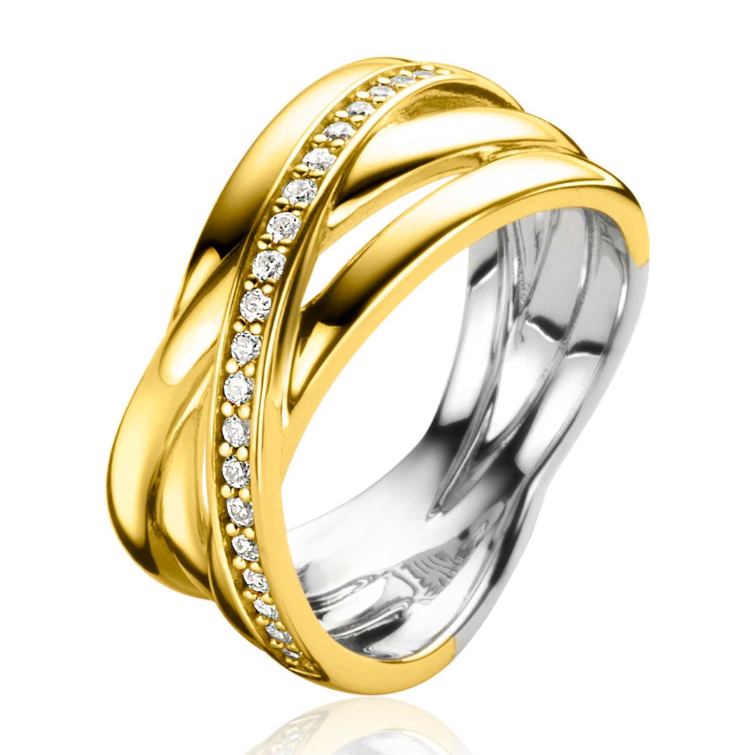 Zinzi Ring Gold Plated Zir1790 Y