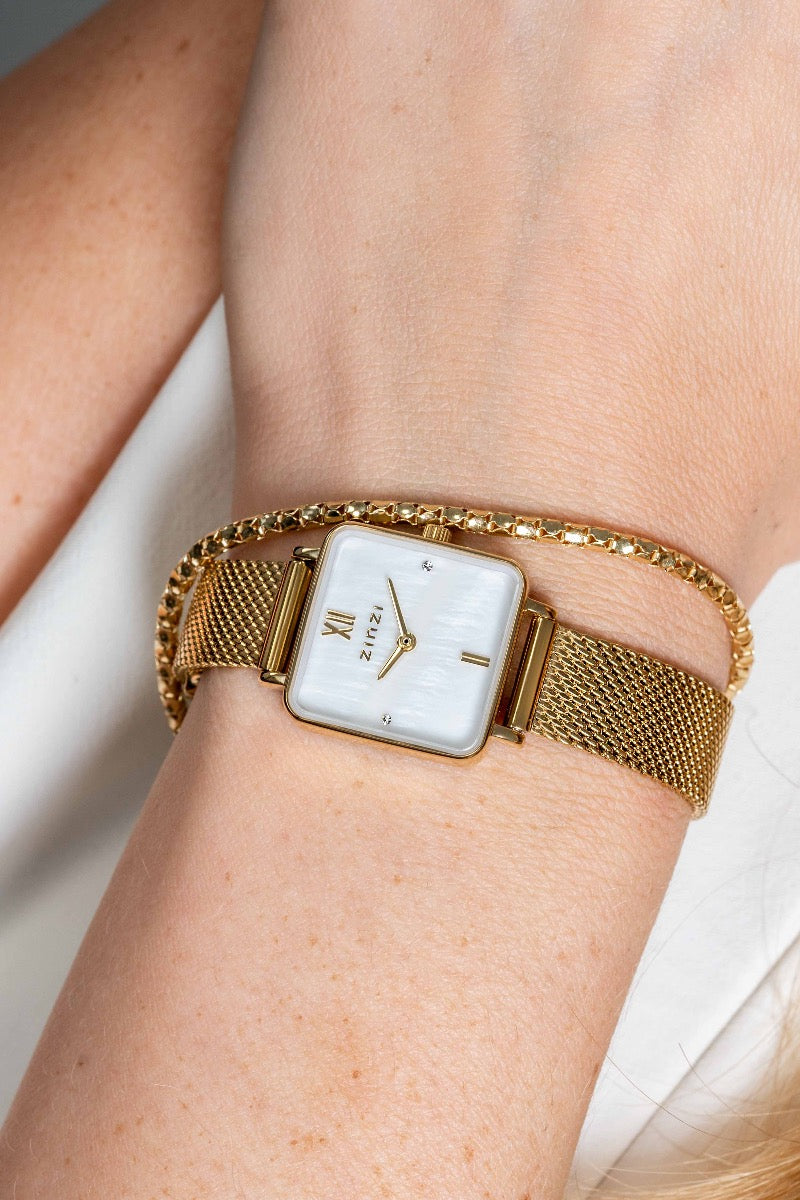Montre plaqué or Ziw1734